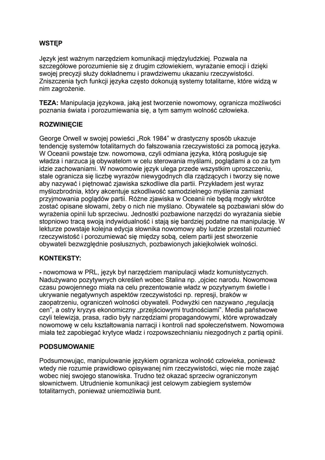 DŻUMA
1. Powinności moralne człowieka w obliczu zagrożenia
motyw: tragizm, wartości moralne
WSTĘP
Powieść Alberta Camus „Dżuma" przedstawia 