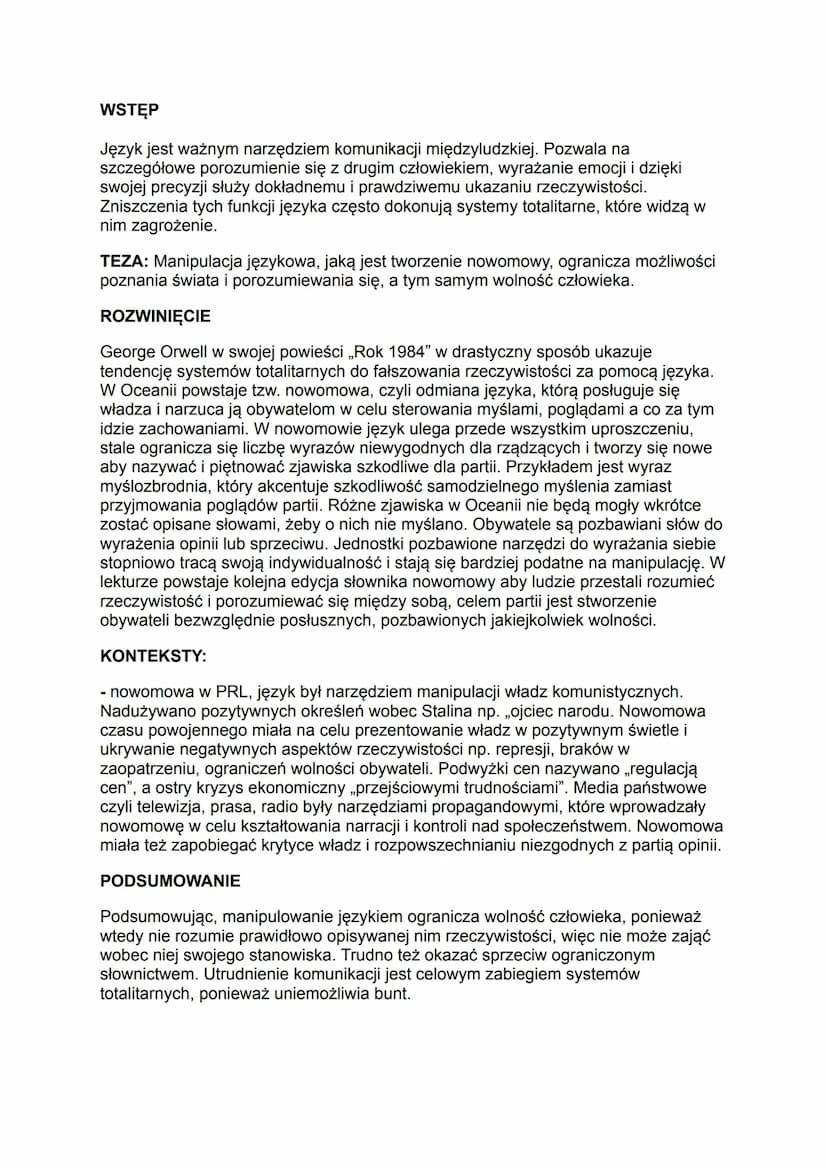 DŻUMA
1. Powinności moralne człowieka w obliczu zagrożenia
motyw: tragizm, wartości moralne
WSTĘP
Powieść Alberta Camus „Dżuma" przedstawia 
