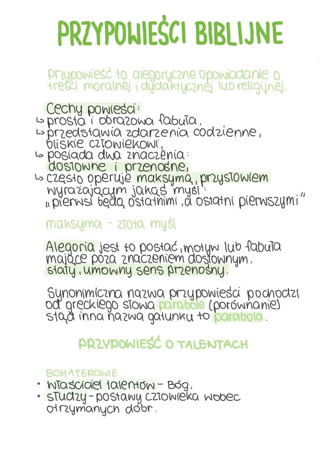 Przypowieści biblijne