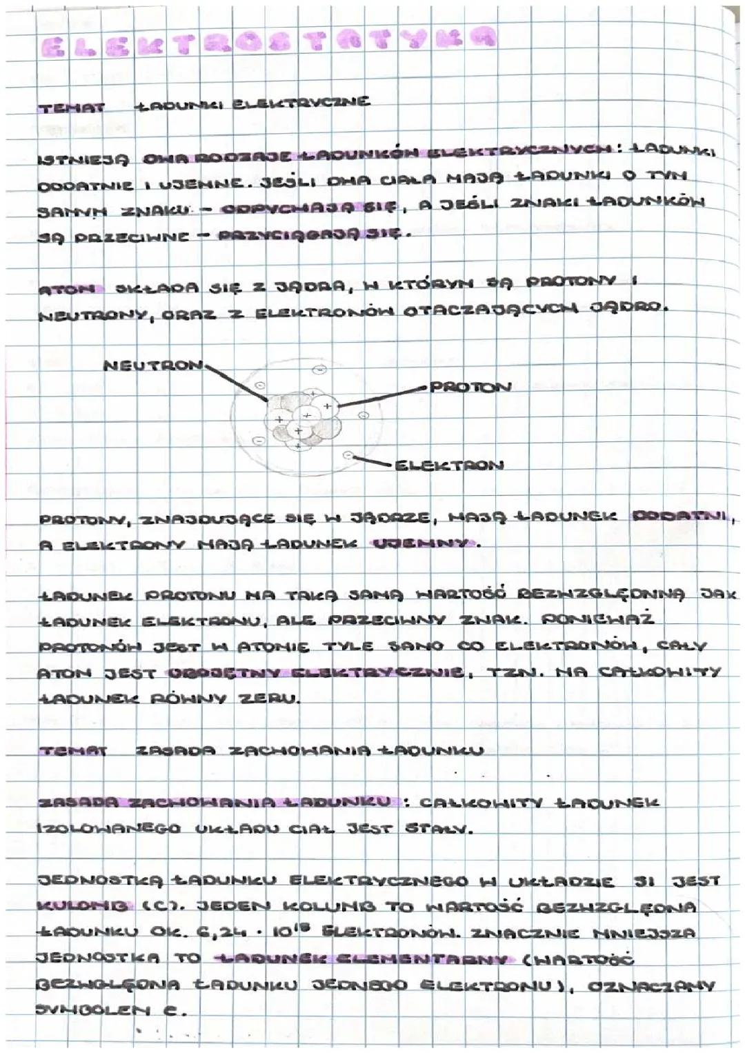 Elektrostatyka 