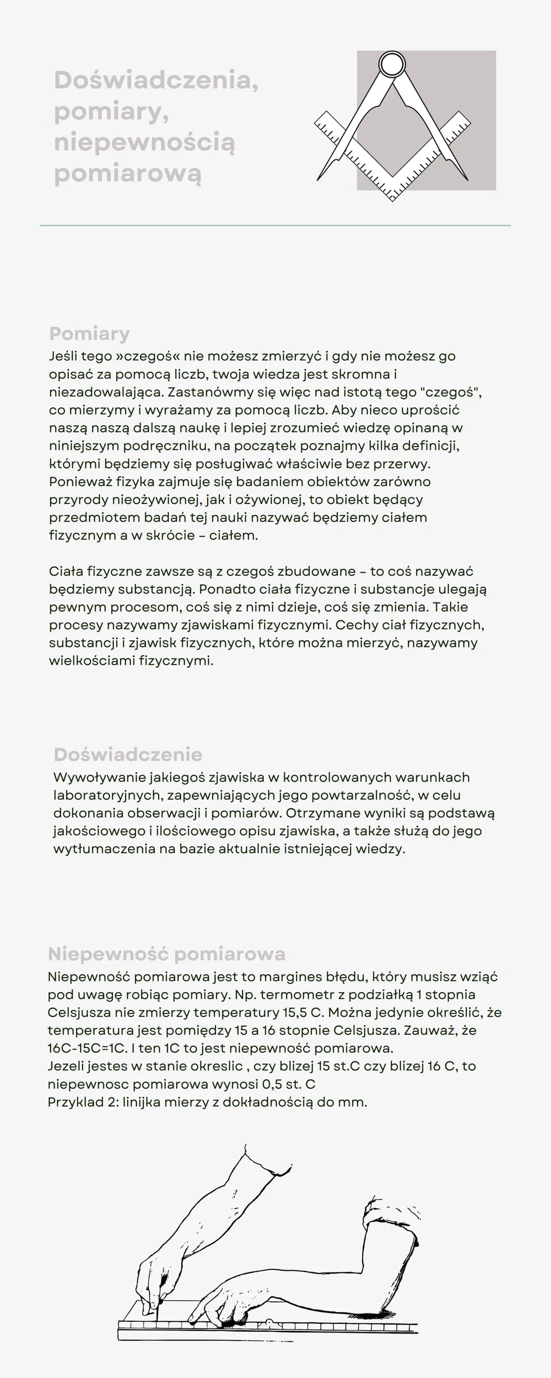Doświadczenia,
pomiary,
niepewnością
pomiarową
سلسل
السليا
S
Pomiary
Jeśli tego »czegoś« nie możesz zmierzyć i gdy nie możesz go
opisać za p