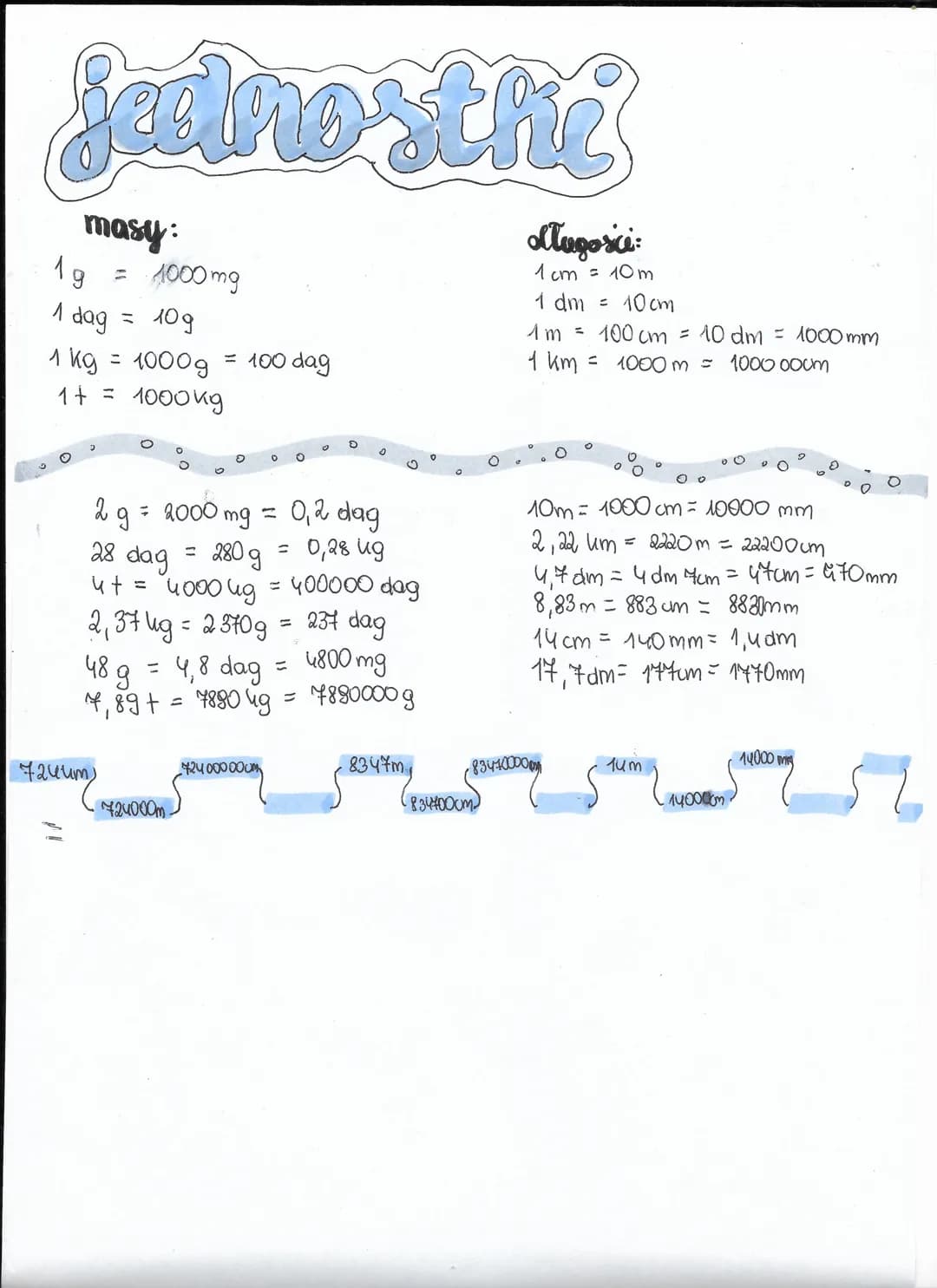 Jednosthe
masy:
1g
1 dag = 10g
= 1000mg
1 kg = 1000g = 100 dag
1 + =
1000kg
ut =
=
: 400000 dag
2 g = 1000 mg = 0,2 dag
ug
28 dag = 280g = 0