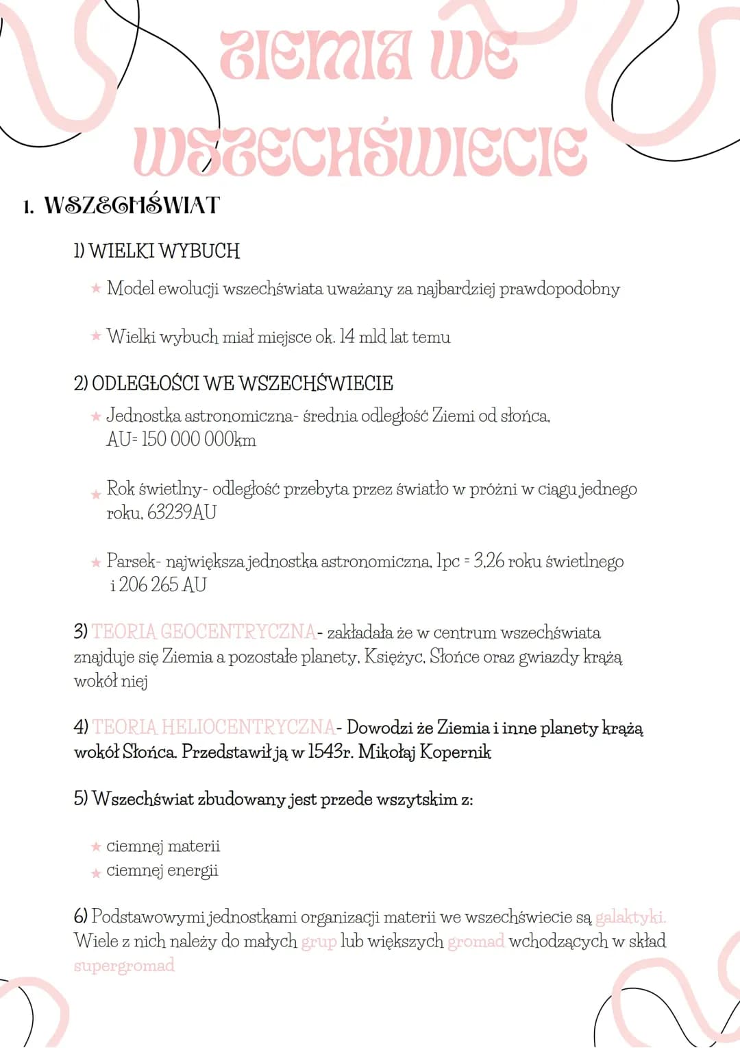 Ziemia we wszechświecie 