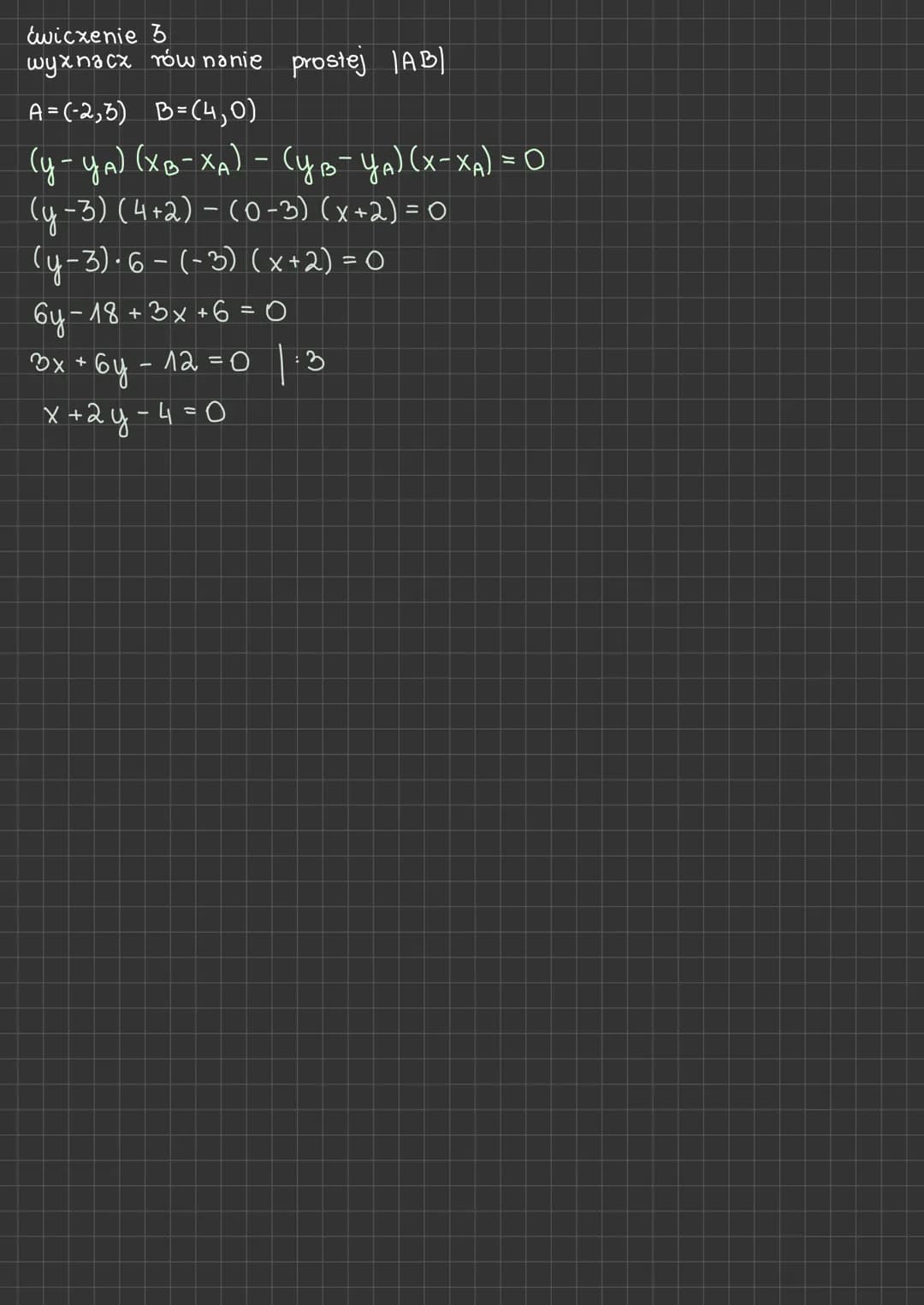 1. ROWNANIE PROSTEJ
f (x) = ax +
geometria
analityczna
y
1 = ax + b równanie kierunkowe prostej
.+ b funkcja liniowa
h
a=tga
6 to wartość
ćw