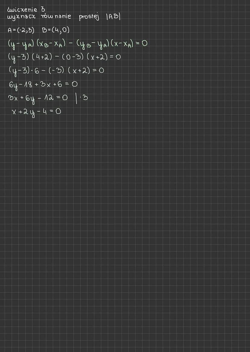 1. ROWNANIE PROSTEJ
f (x) = ax +
geometria
analityczna
y
1 = ax + b równanie kierunkowe prostej
.+ b funkcja liniowa
h
a=tga
6 to wartość
ćw