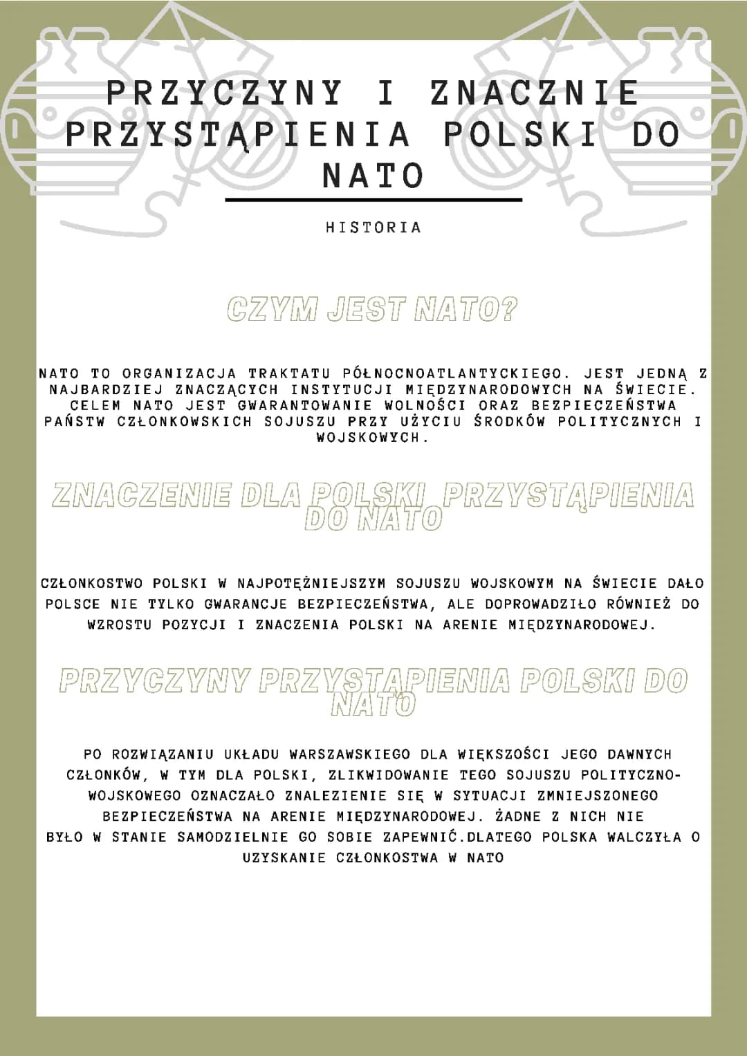 Jak Polska weszła do NATO? Plusy i minusy dla naszego kraju!