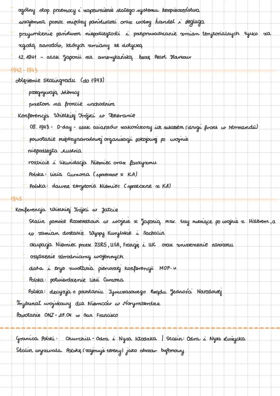 Podstawy nowego porządku Europy
i świata po " wojnie światowej
1. Wstep - 1939
w 1939 Hitler i Stalin padpisali pakt o
nieagresji (umowy ter