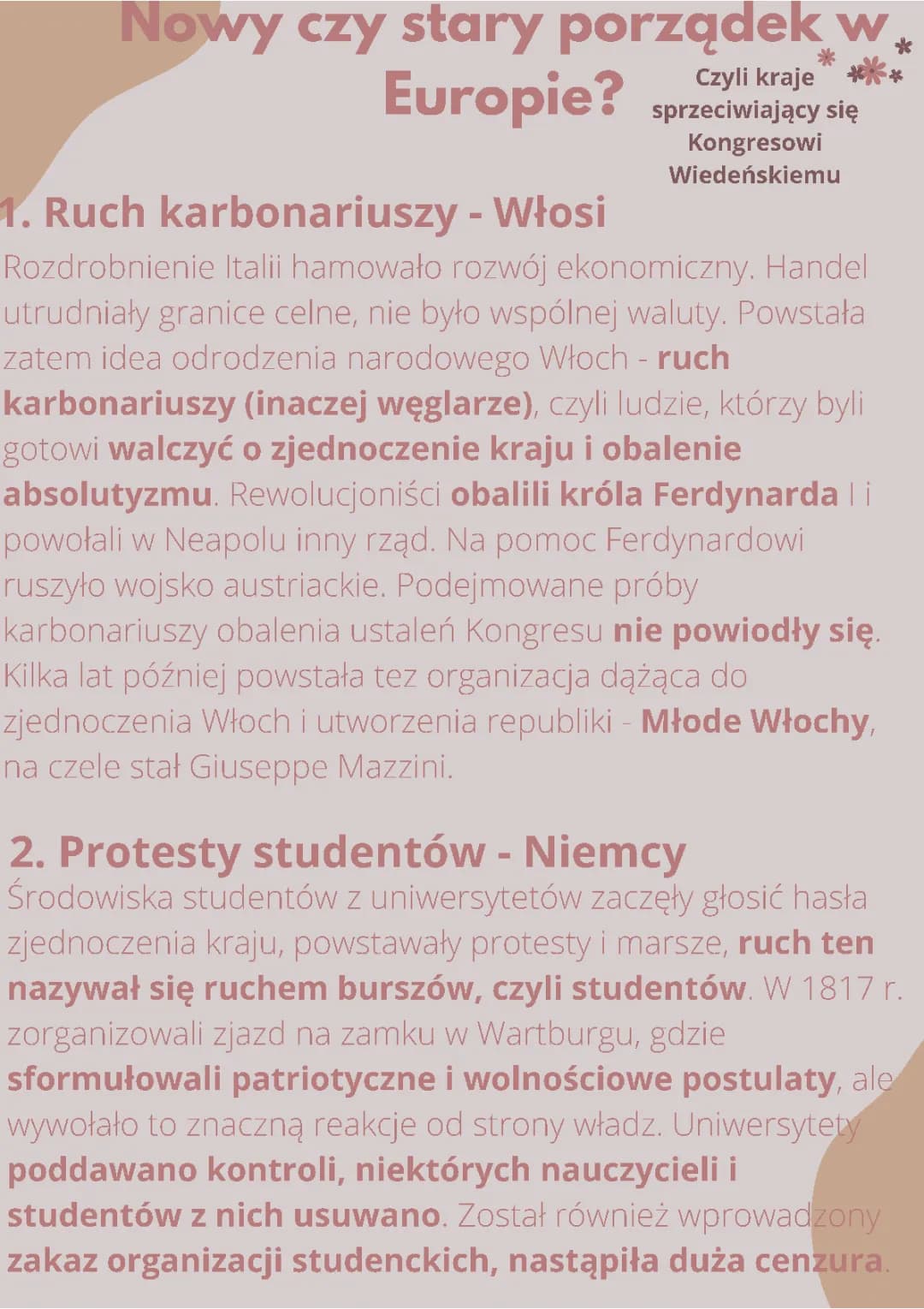 Walka o wolność: Karbonariusze i Greckie Powstanie Niepodległości