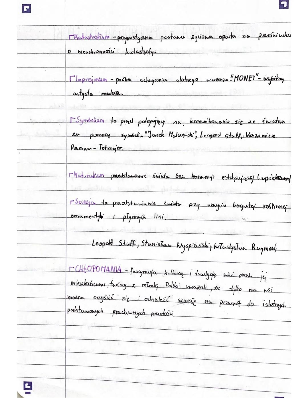 L
MŁODA POLSKA WPROLJADZENIE DO EPOKI
: Deko centgam, Secesja, Symbolizm, Witalizm, Impresjoniam, Kutastrofizm,....
RENESANSODRODENIE
MŁODA 