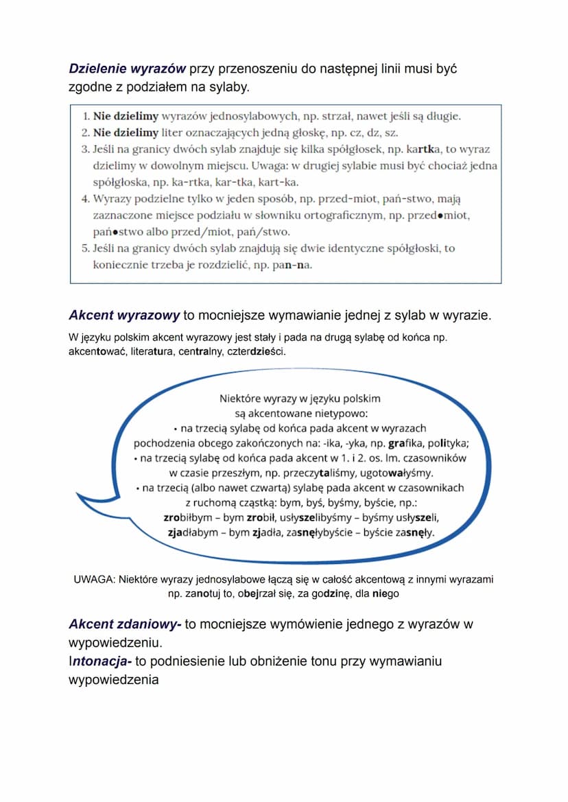 -Fonetyka-
Głoska to najmniejszy niepodzielny element dźwiękowy, który można wyodrębnić w
wyrazie.
Głoski dzielimy na samogłoski: a, a, e, e