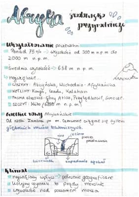 Know Afryka - środowisko przyrodnicze, kl8 thumbnail