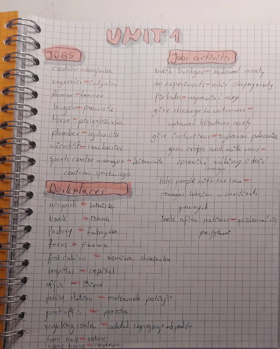 Angielski Klasa 6: Dział 1 - Podsumowanie