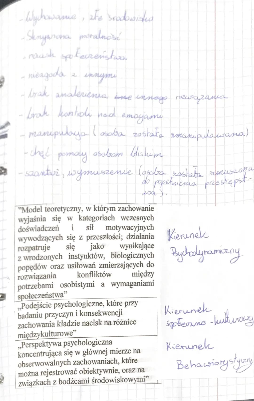 PSYCHOLOGIA
naukowe badanie zachowania
procesów psychicznych i
Bychologia
jednostek
i ich
stosowanie tej wiedzy w praktyce
• opisywanie
• wy