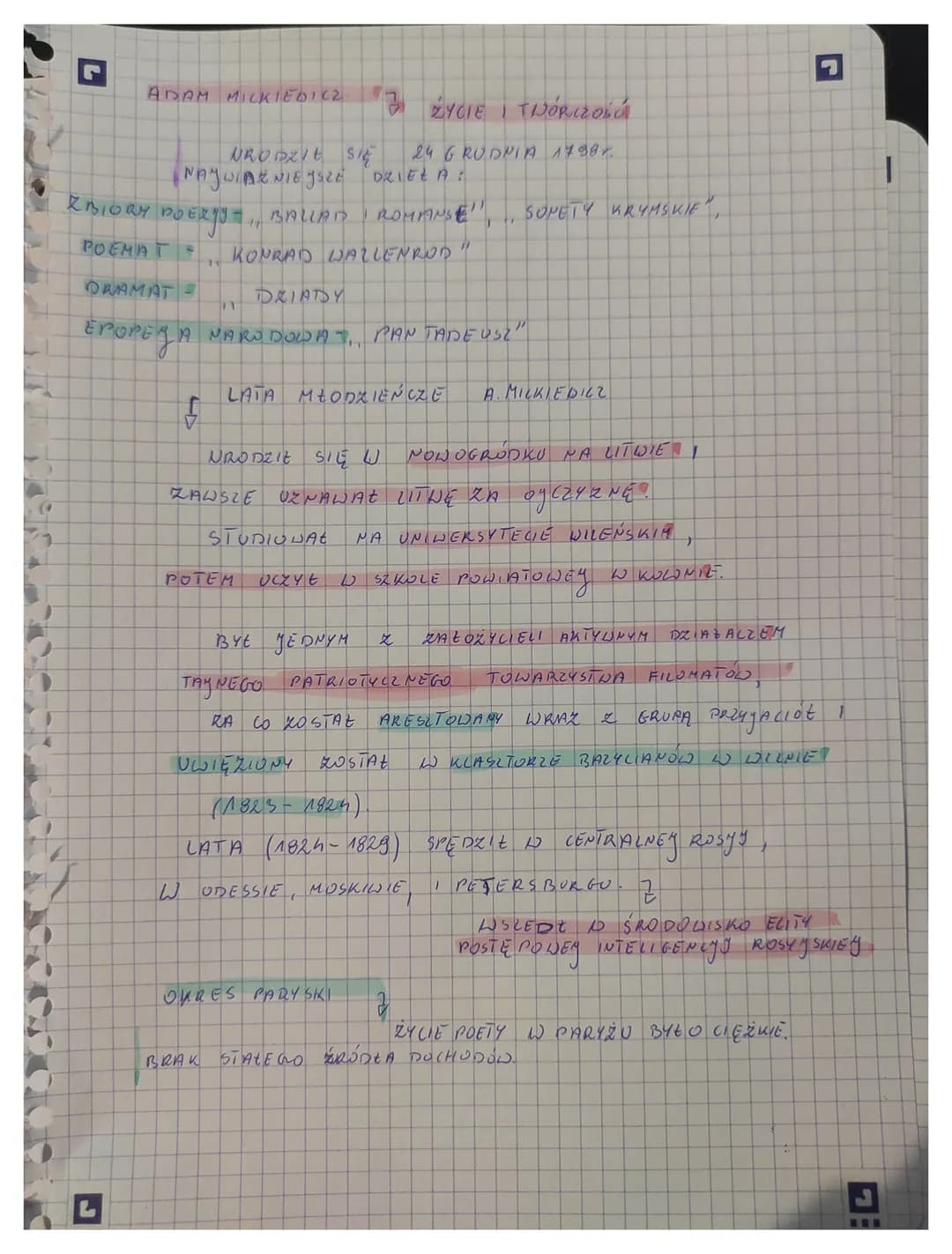 ADAM MICKIEDICZ
(NAY WIAŻNIEJSZ8
ZBIORY DOEXYY =
POEMAT
DRAMAT
EPOPEYA
URODZIŁ SIĘ
11
14
71
41
B RAK
BRUAD комп
KONRAD WALLENROD
LATA
DAIATO