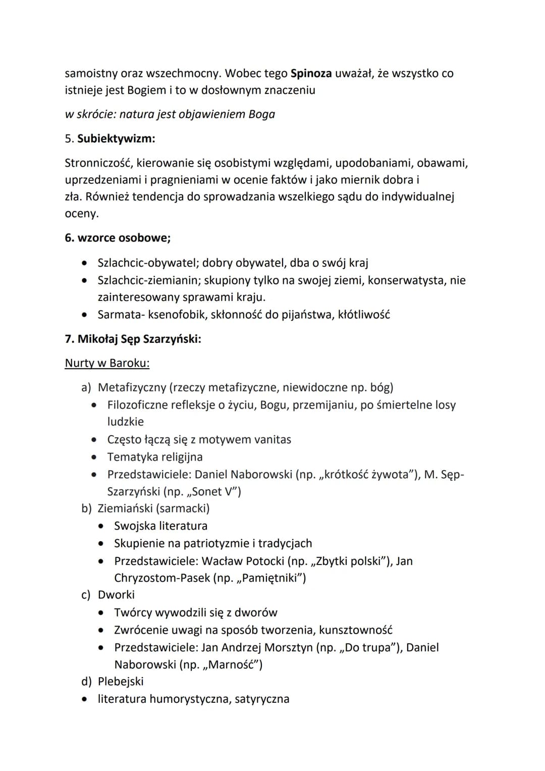 BAROK
1.Barok- epoka literacka od końca XVI do połowy XVIII wieku, powstała
w wyniku odnowy życia religijnego. Człowiek baroku próbuje dokon