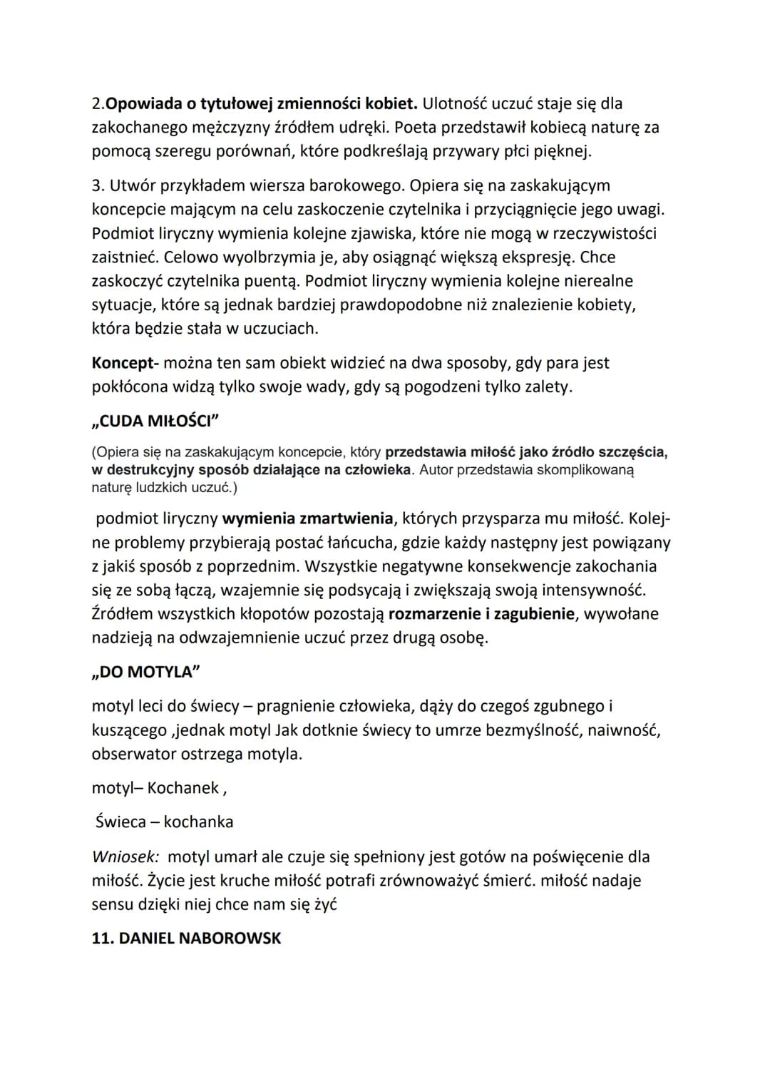 BAROK
1.Barok- epoka literacka od końca XVI do połowy XVIII wieku, powstała
w wyniku odnowy życia religijnego. Człowiek baroku próbuje dokon