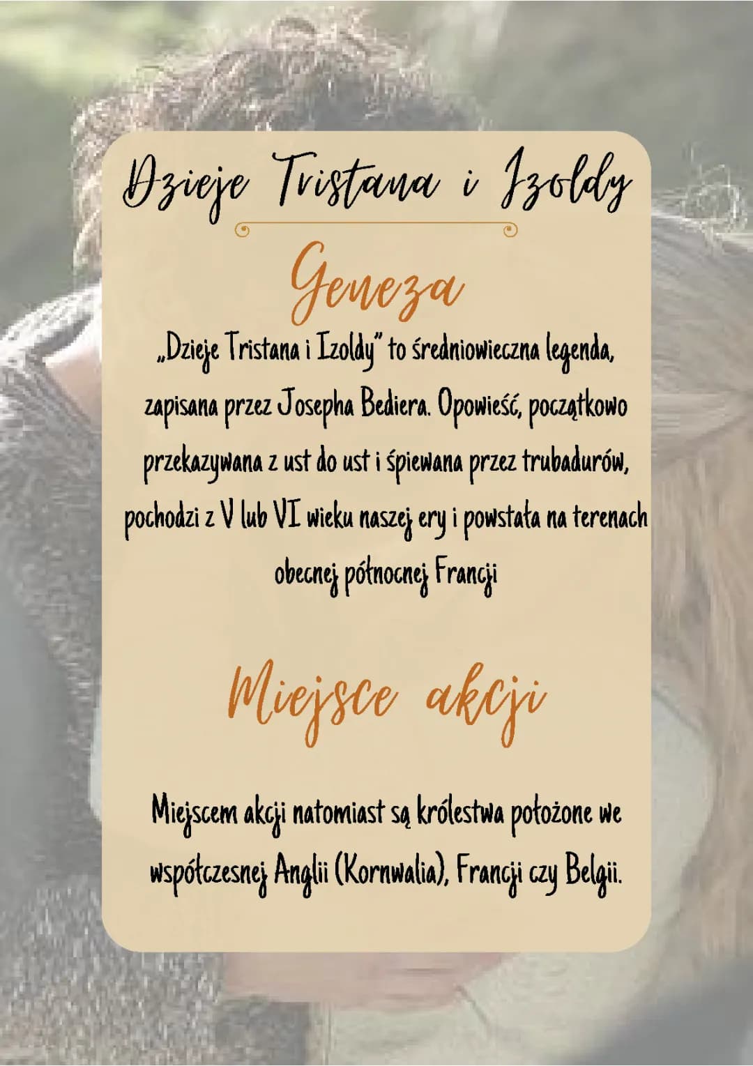 Dzieje Tristana i Izoldy - Streszczenie, Opracowanie, Plan Wydarzeń