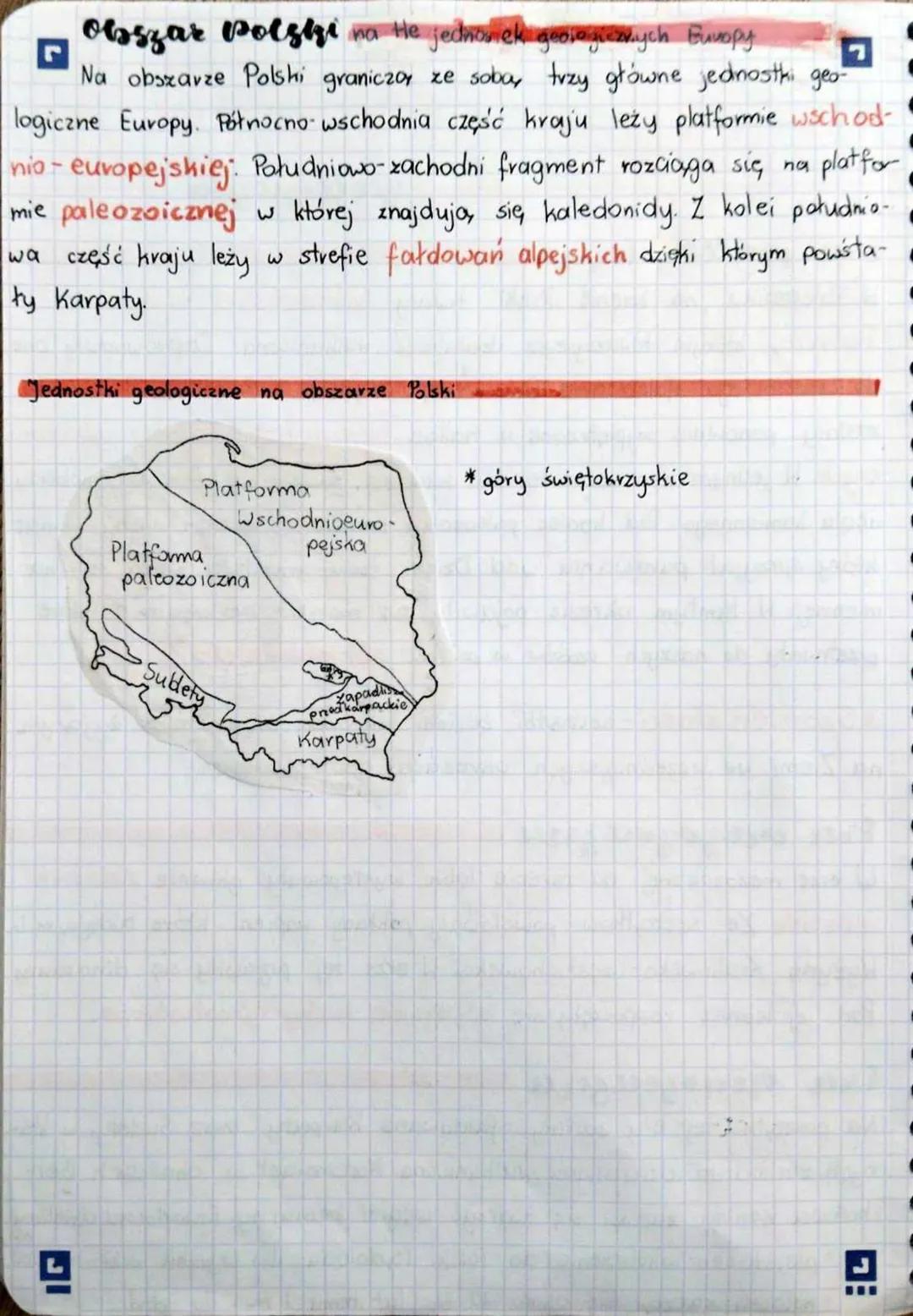 "przeszłość
geologiczna
Era paleozoiczna
W Paleozoiku
na terenie Polski trwały kaledońskie ruchy govo-
twórcze, którym towarzyszyła działaln