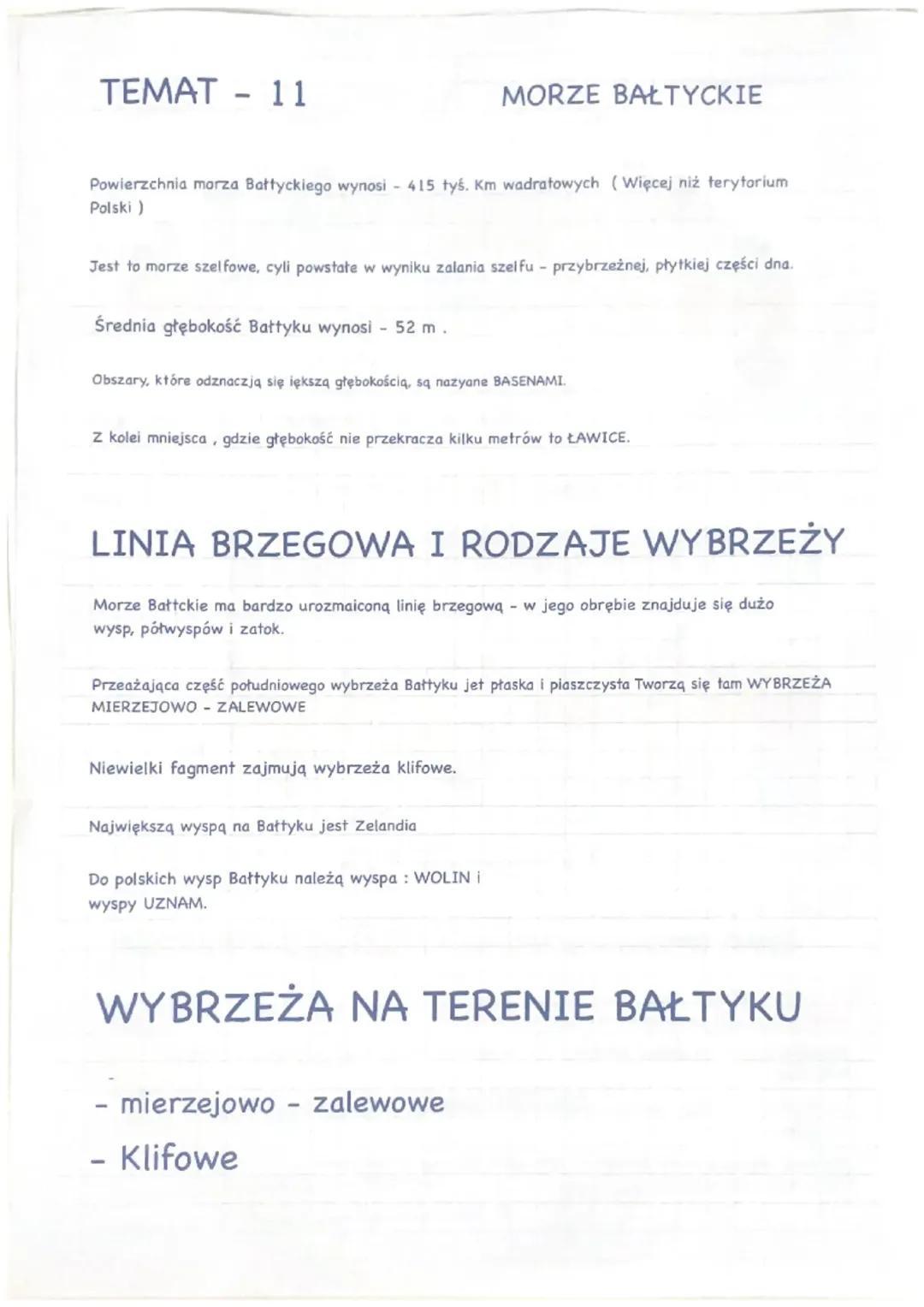 Ciekawe fakty o Morzu Bałtyckim: powierzchnia, głębokość i więcej!