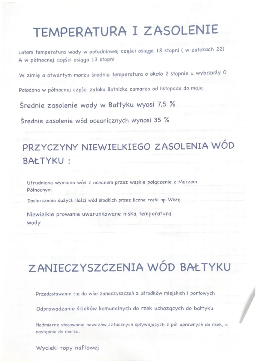 TEMAT - 11
Powierzchnia morza Bałtyckiego wynosi - 415 tyś. Km wadratowych (Więcej niż terytorium
Polski)
Jest to morze szelfowe, cyli powst