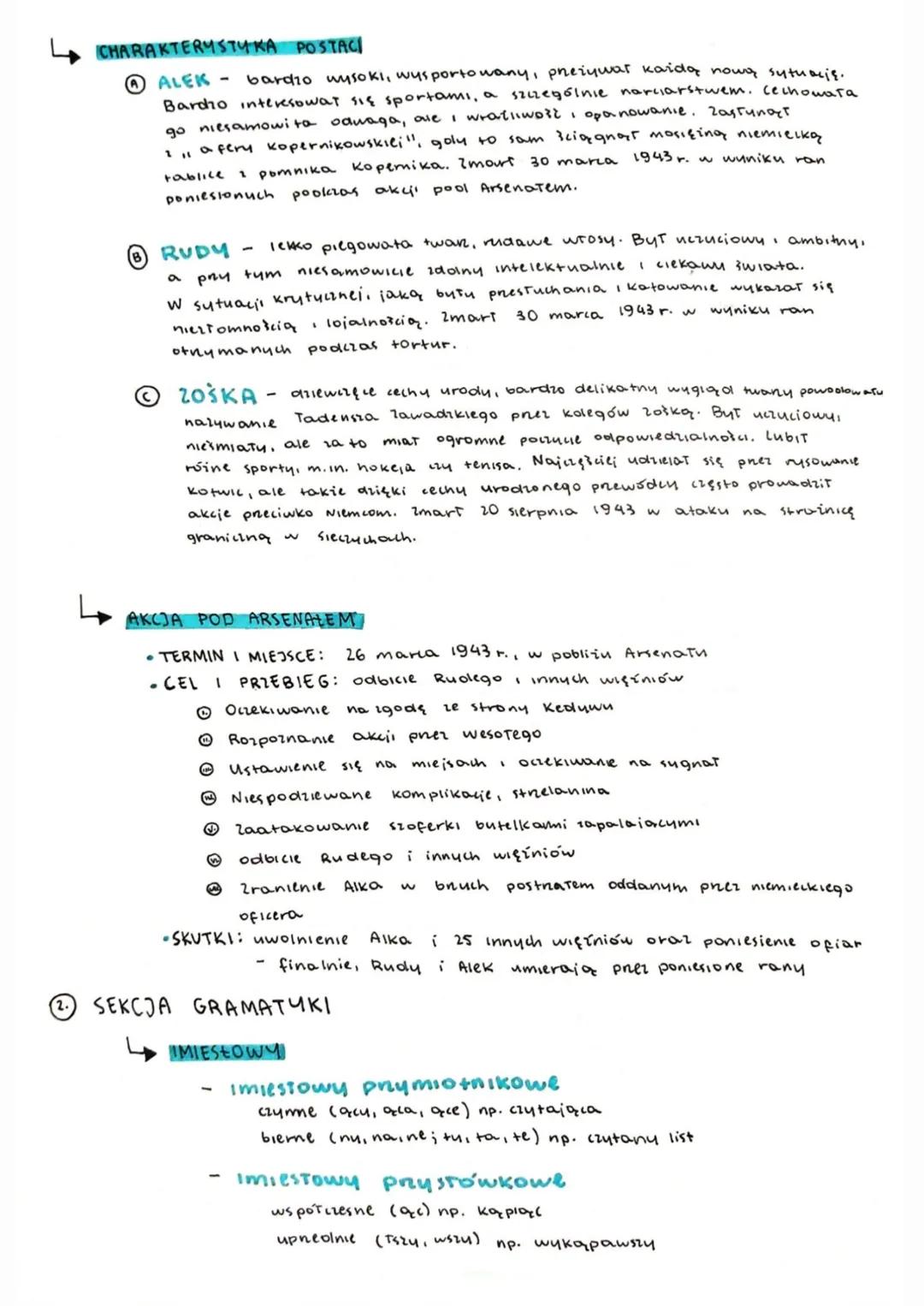 # KAMIENIE
na szanice
① SEKCJA LEKTURY
↳ POJĘCIA)
- Wawer - konspiracyjna organizacja Warszawy zaimuiąca się małym
sabotażem
- Szare Szeregi