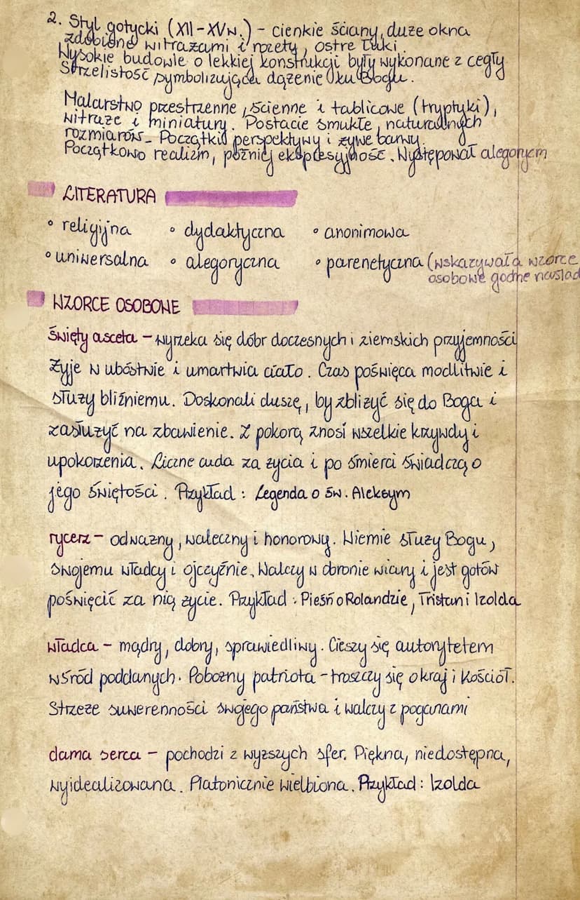 2. Styl
zdobi
bigotycki
cegły
(XII-XVN.) - cienkie ściany, duze okna
witrazami i rozety, ostre tuki.
Wysokie budowie o lekkiej konstrukcji b