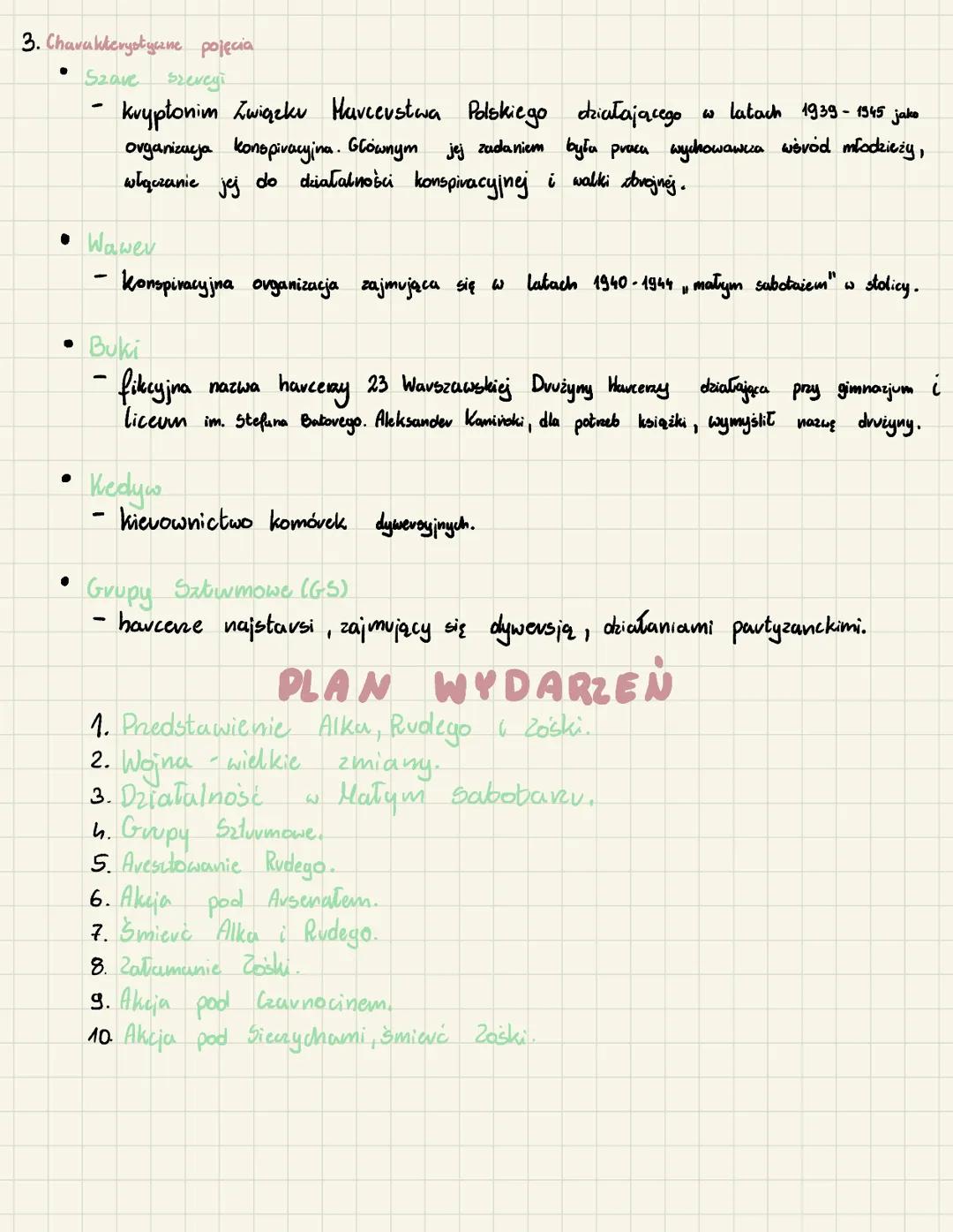 3. Charakterystyczne pojęcia
Szave szeveyi
●
• Wawey
●
●
kryptonim Związku Harcerstwa Polskiego działającego
w latach 1939-1945 jako
organiz