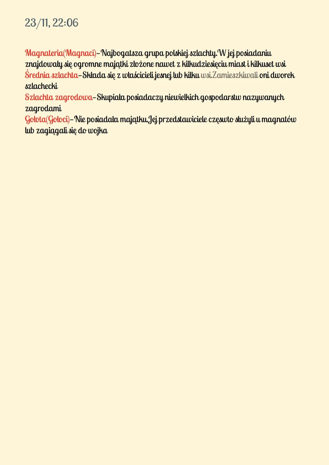 23/11, 22:06
W Rzeczypospolitej szlacheckiej
Temat: Demokracja szlachecka
NaCo BeZu
Czym była demokracja szlachecka
•Jakie decyzje podejmowa