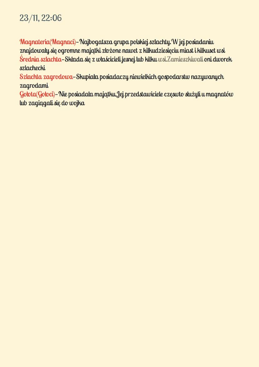 23/11, 22:06
W Rzeczypospolitej szlacheckiej
Temat: Demokracja szlachecka
NaCo BeZu
Czym była demokracja szlachecka
•Jakie decyzje podejmowa