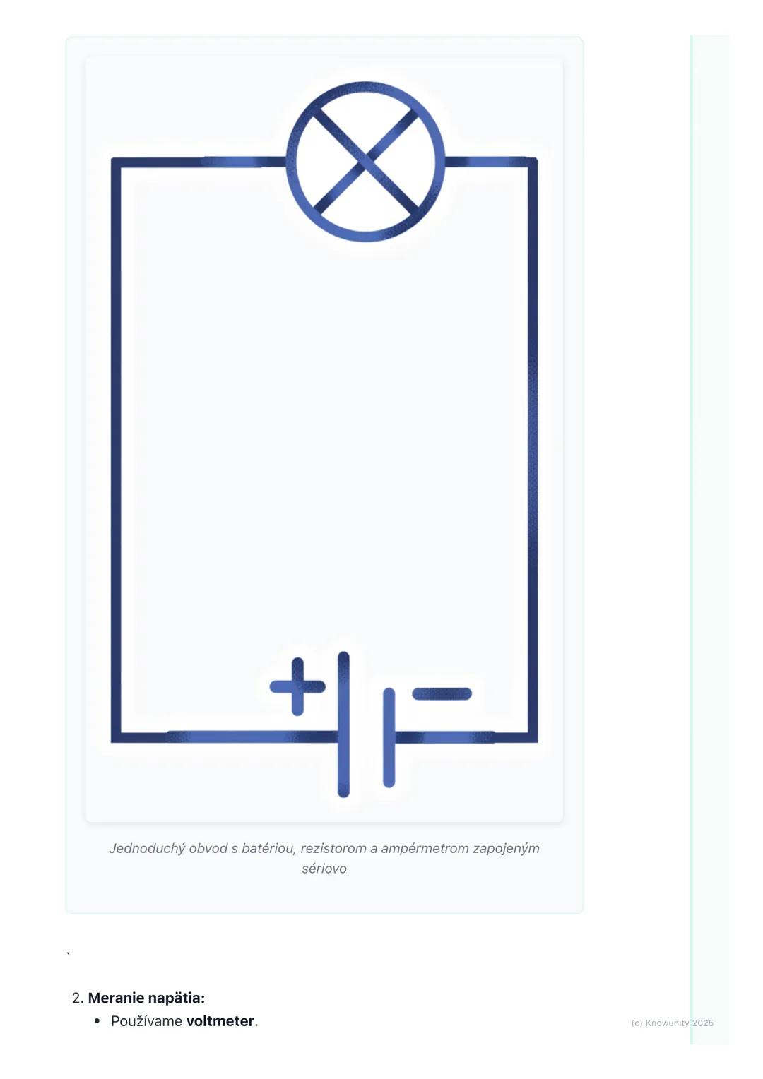 # Elektrický prúd, napätie, odpor

Úvod do témy

Dnes si zopakujeme základy elektrotechniky, konkrétne elektrický prúd,
napätie a odpor. Tie