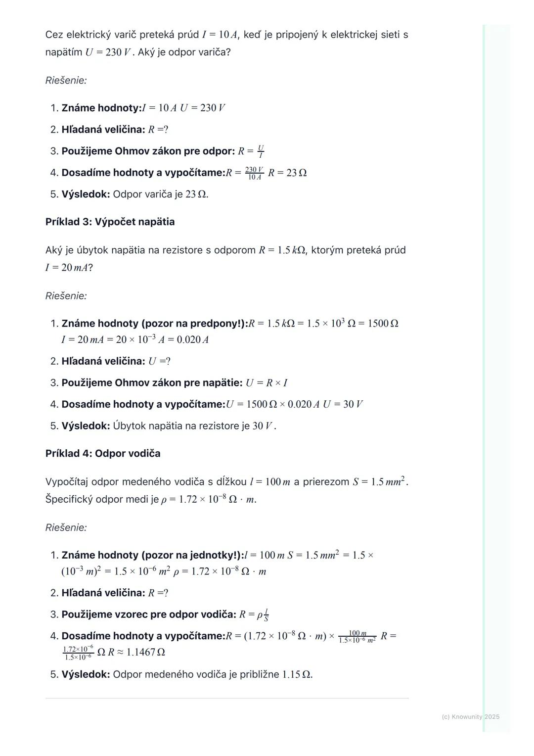 # Elektrický prúd, napätie, odpor

Úvod do témy

Dnes si zopakujeme základy elektrotechniky, konkrétne elektrický prúd,
napätie a odpor. Tie