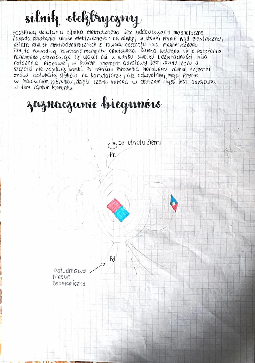 Magazetyger
no
bieguny magnetyczne
Każdy magnes ma dwa bieguny - Ni S. Magnesy Przyciągają się, gdy
są zwrócone do siebie vóżnymi biegunami,