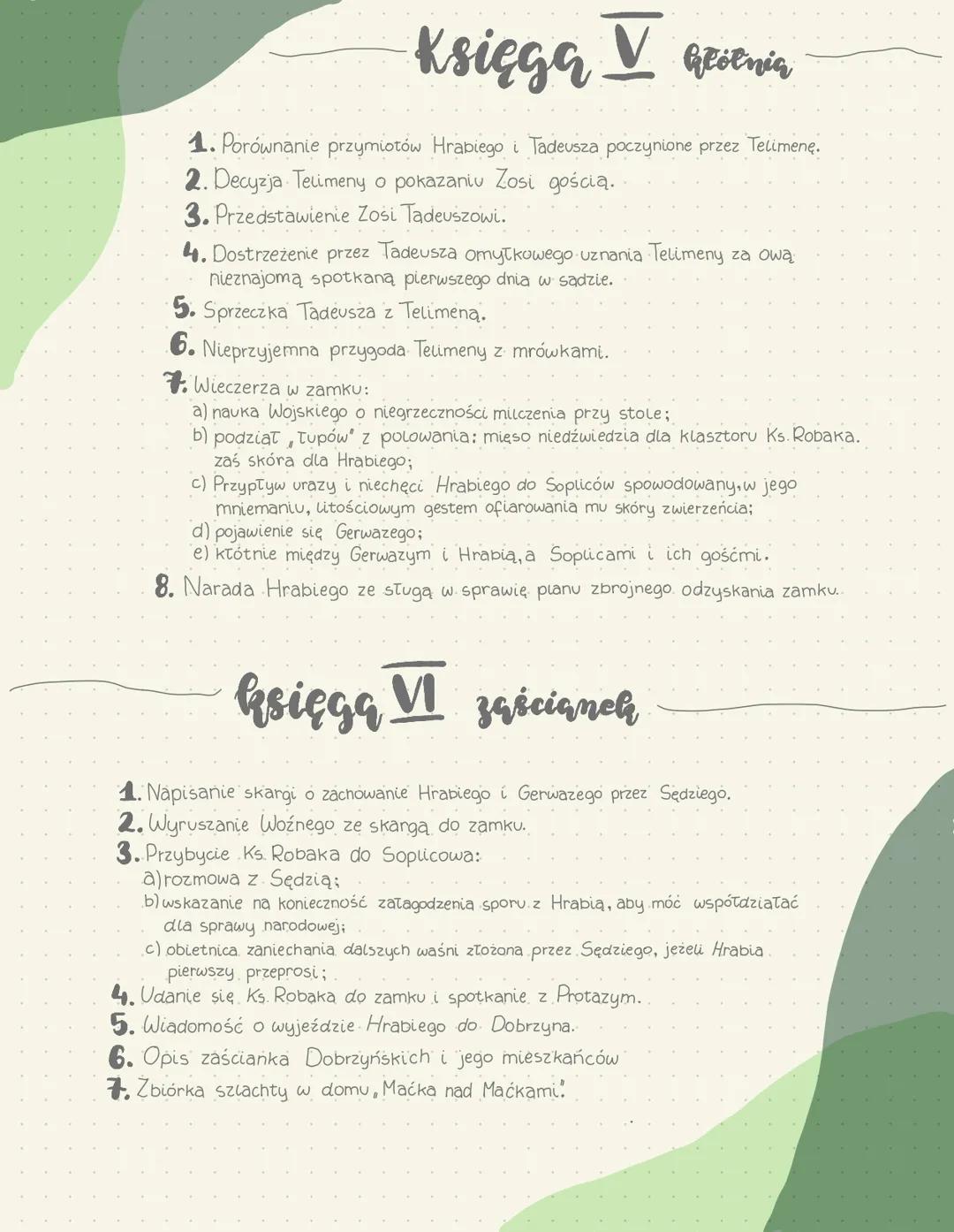 Pan Tadeusz~~
autor: Adam Mickiewicz
rodzaj: epika
gatunek: epopeja
epoka: romantyzm
czas akcji: kilka dni późnego lata 1811r,
jeden wiosenn