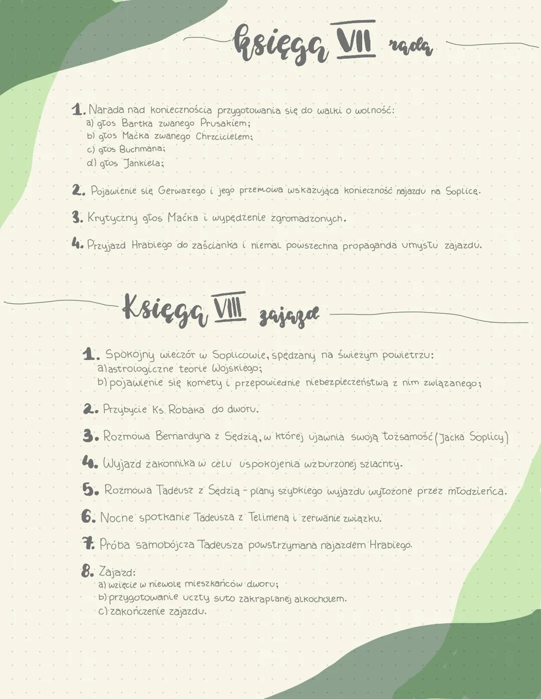 Pan Tadeusz~~
autor: Adam Mickiewicz
rodzaj: epika
gatunek: epopeja
epoka: romantyzm
czas akcji: kilka dni późnego lata 1811r,
jeden wiosenn