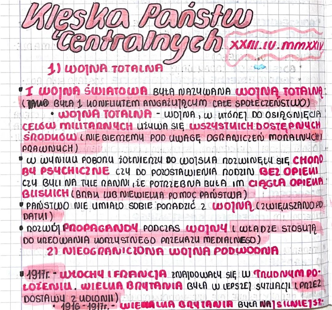 4) Klęska Państw Centralnych 