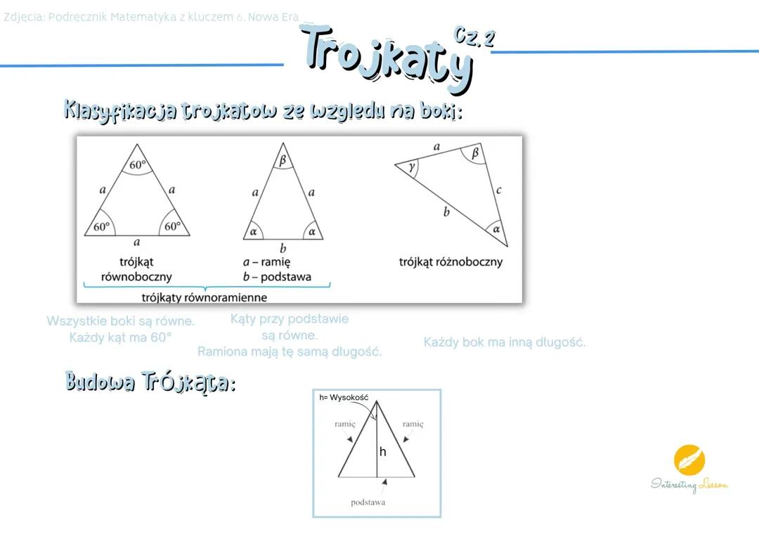 Matematyka - Właściwości Trójkątów Część 2