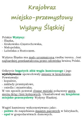 Know Krajobraz miejsko-przemysłowy Wyżyny Śląskiej (NE kl 5) thumbnail