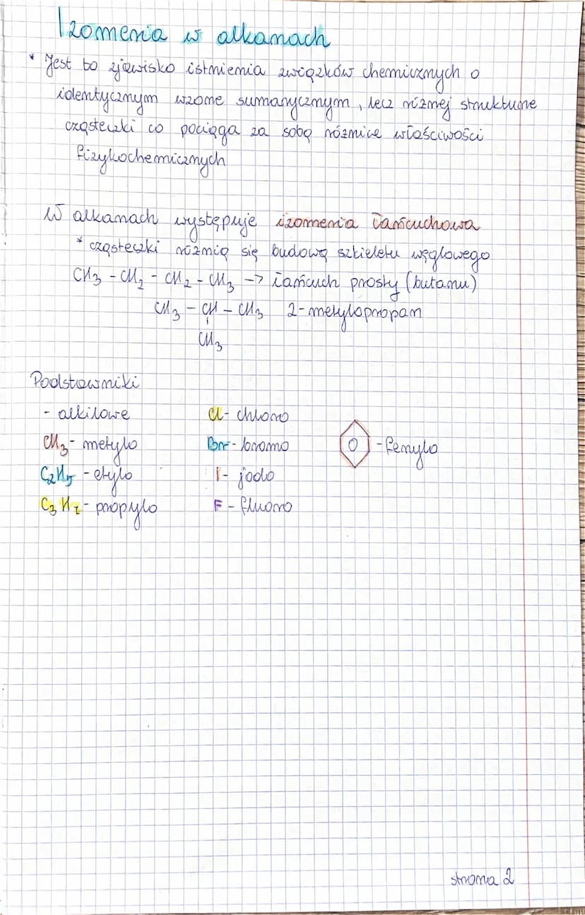 Wzor
Alkany
alkanów
→
одолжу
My -metan C₂He -etan
сз Ид - propam си Ило - butan
C5H/12 - pentan C6H₁4 -heksam
C7 H 16 - heptam C8H₁8 - oktam