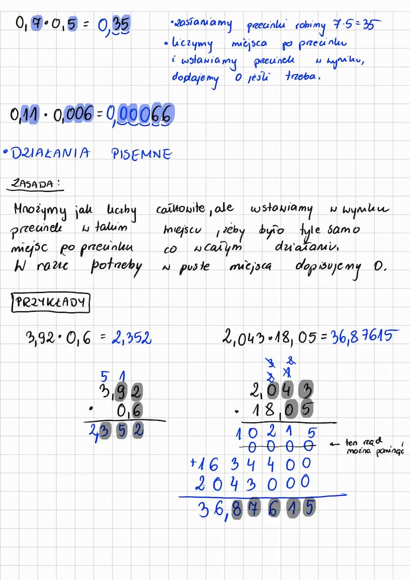 UŁAMKI DZIESIĘTNE
EUŁAMICI ZWYKŁE NA DZIESIĘTNE
I SPOSOB
3.2. 6
=
10
np. 5.2
-
-0
Rozszerzamy wamele do mianownika 10, 100, 1000,...
a potem