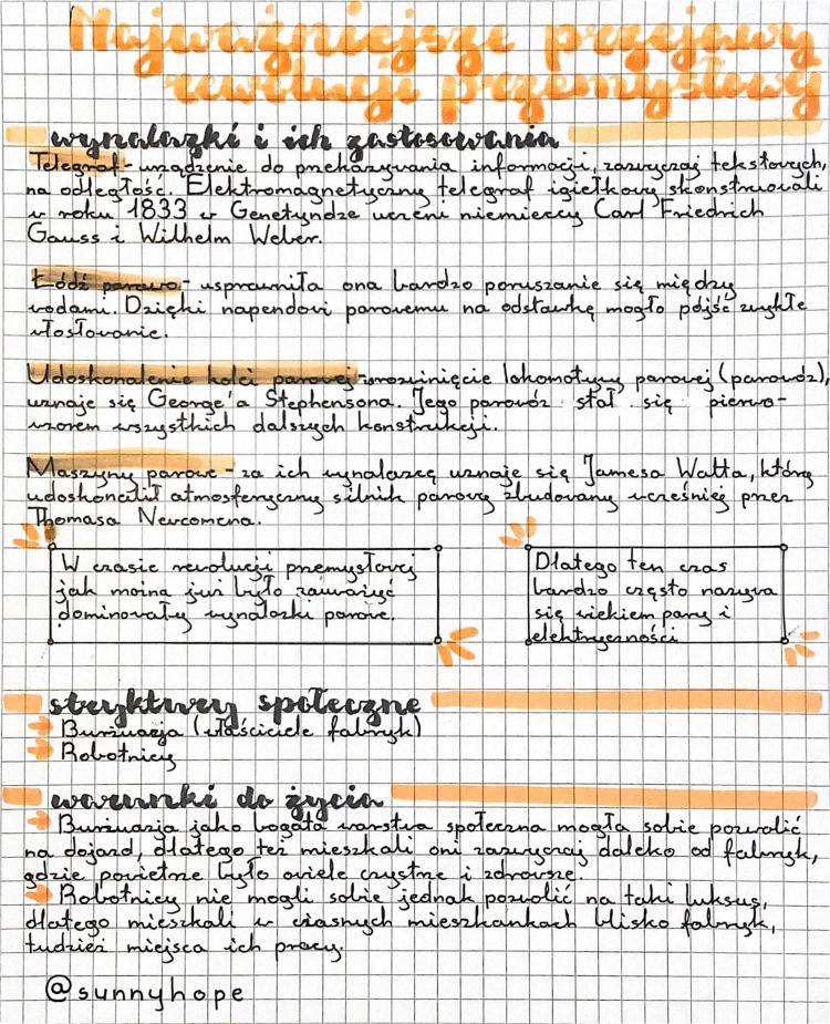 Know Najważniejsze przejawy rewolucji przemysłowej  thumbnail