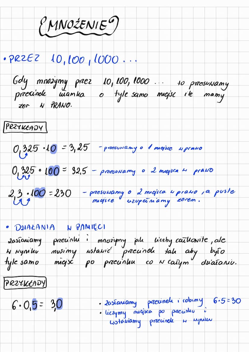 UŁAMKI DZIESIĘTNE
EUŁAMICI ZWYKŁE NA DZIESIĘTNE
I SPOSOB
3.2. 6
=
10
np. 5.2
-
-0
Rozszerzamy wamele do mianownika 10, 100, 1000,...
a potem