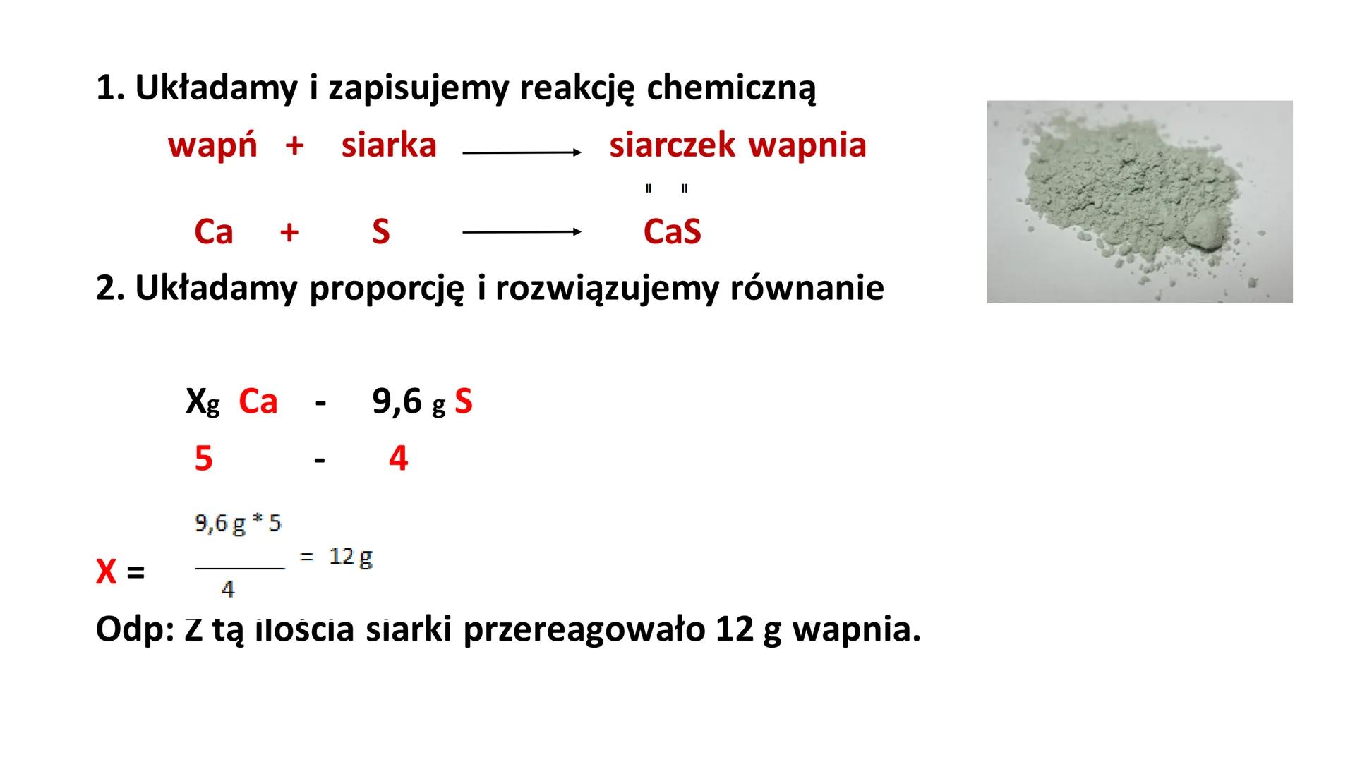 # OBLICZENIA
# STECHIOMETRYCZNE Obliczenia stechiometryczne

To obliczenia wykonywane na podstawie równań
reakcji chemicznych z wykorzystani