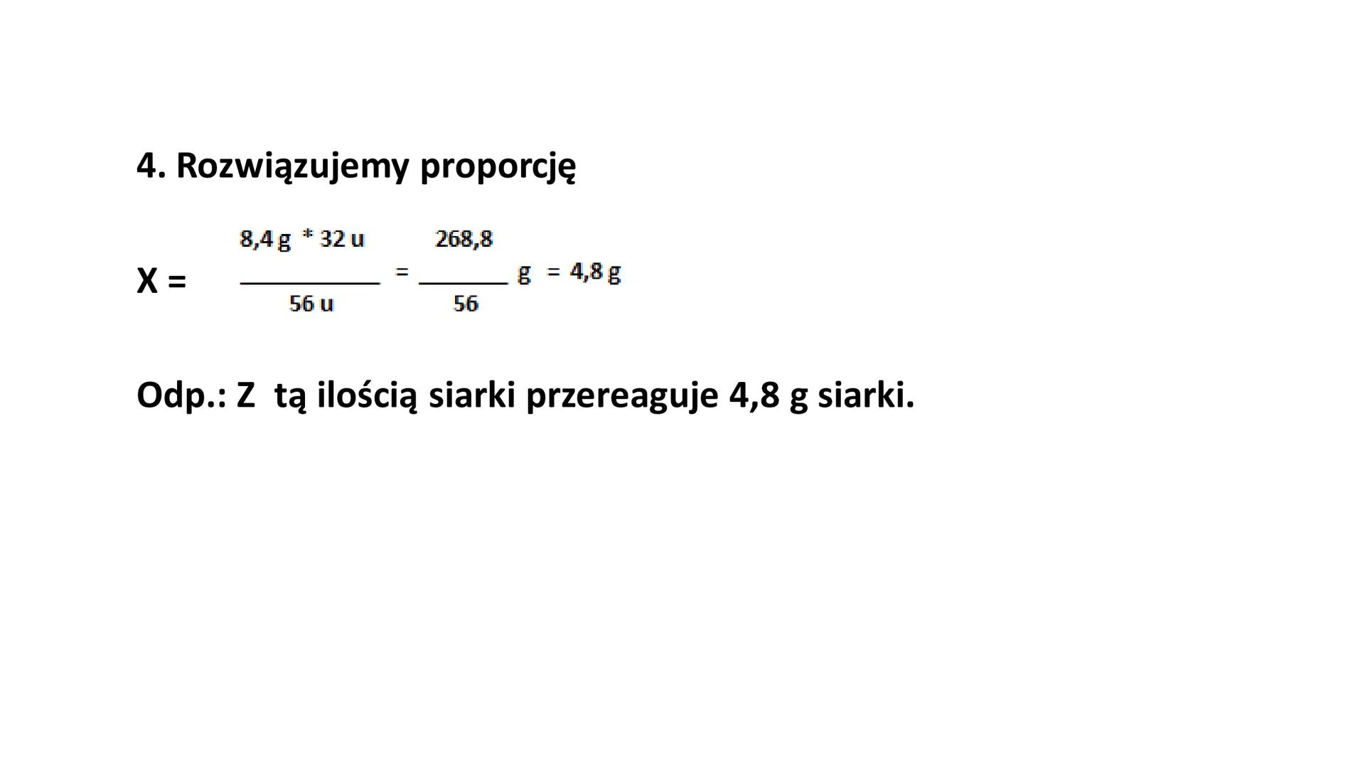 # OBLICZENIA
# STECHIOMETRYCZNE Obliczenia stechiometryczne

To obliczenia wykonywane na podstawie równań
reakcji chemicznych z wykorzystani