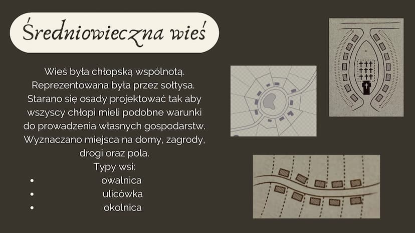 DO
Średniowieczne
wsie i miasta
V
V
V
♥
V
V
V
V
V
V
V
88
Lancone
188lUla8
目 Rolnictwo
Po upadku cesarstwa rzymskiego w Europie powrócono do 