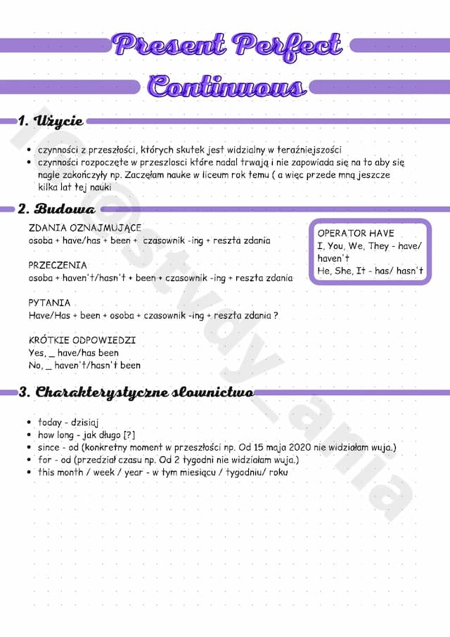 Know present perfect continuous thumbnail