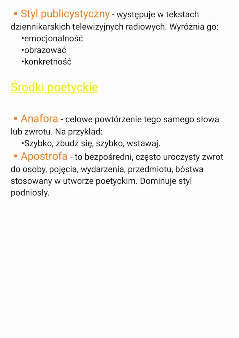 STYLE JĘZYKOWE - J.POLSKI
Style językowe
Wyróżniamy pięć podstawowych stylów funkcjonalnych:
■
Styl urzędowy - cechuje wypowiedzi między
oby