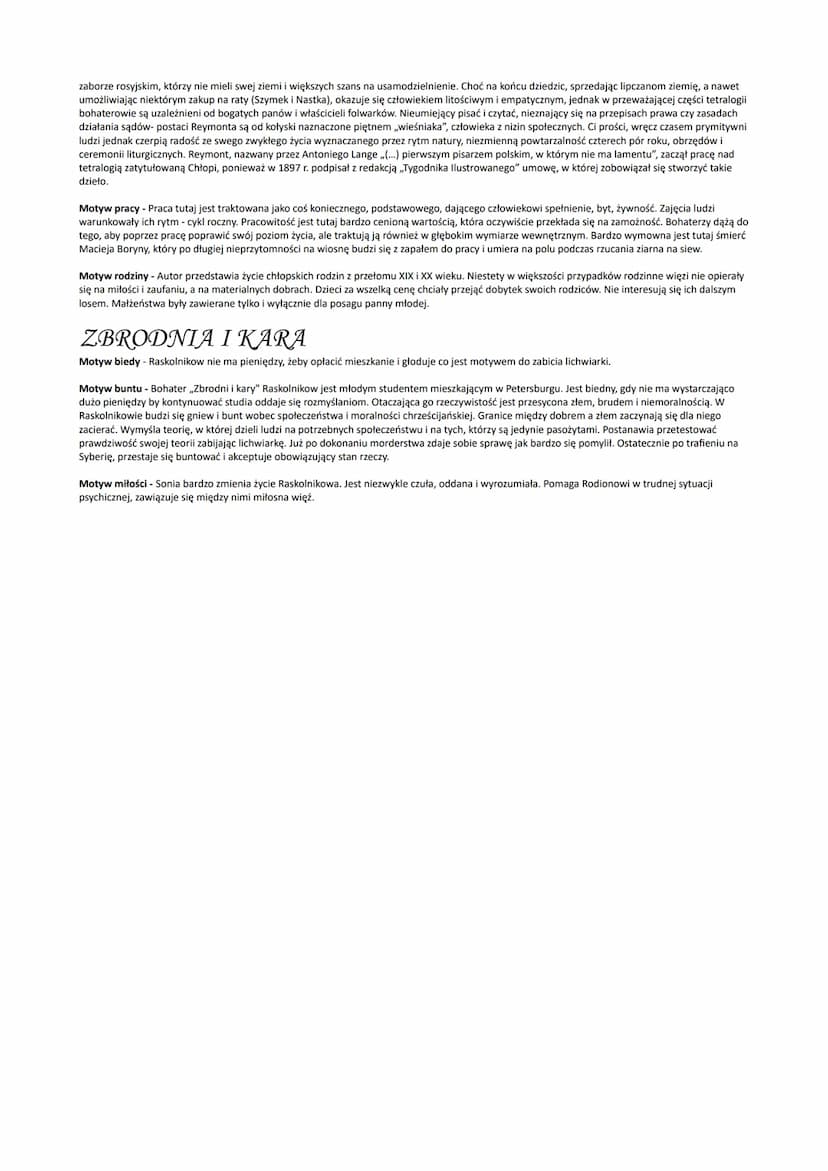 MOTYWY
WESELE
Motyw miłości - Marysi ukazuje się Widmo. Jest ono jej dawnym ukochanym, którego nie może zapomnieć, mimo że jest już mężatką.