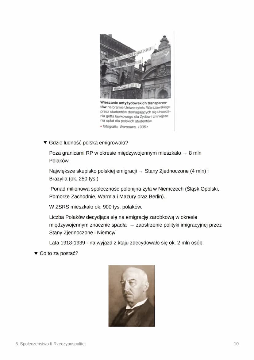 i
6. Społeczeństwo II
Rzeczypospolitej
▼ Jak wyglądała sytuacja społeczna w II Rzeczypospolitej?
Obszar odrodzonej RP = 390 tys. km2
Liczba 
