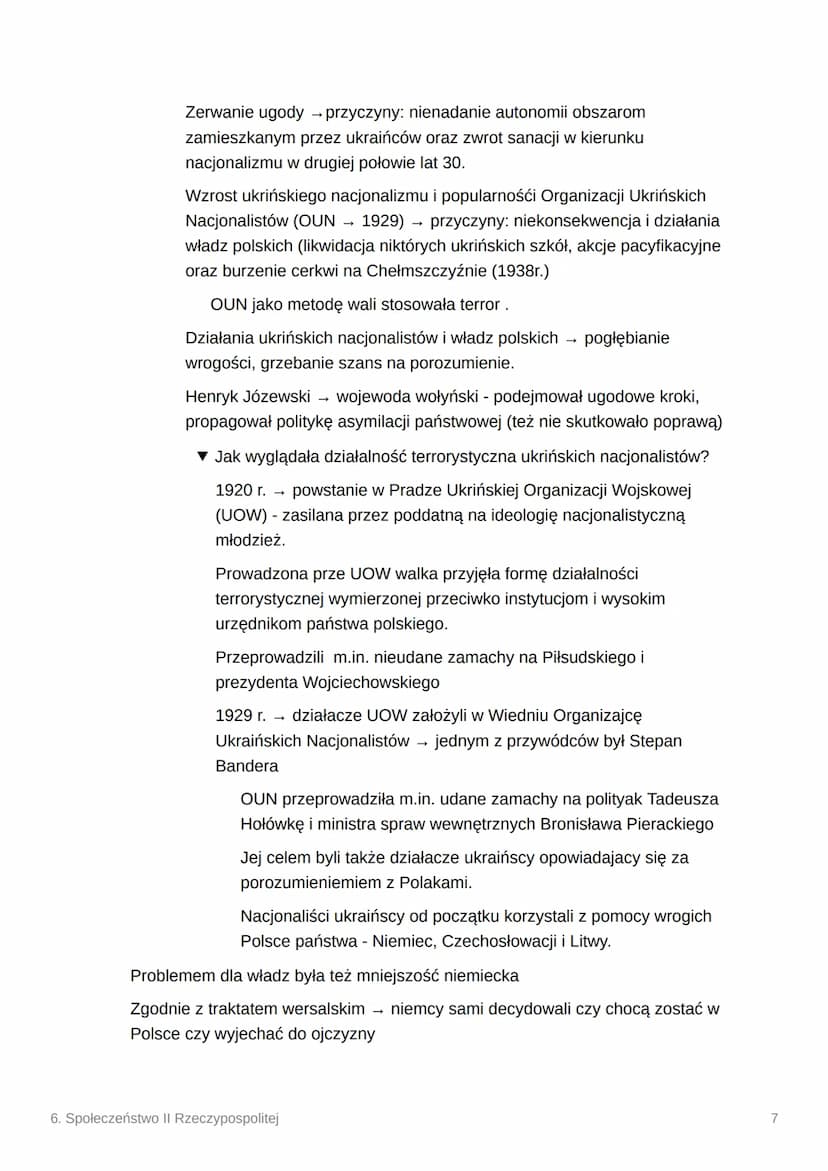 i
6. Społeczeństwo II
Rzeczypospolitej
▼ Jak wyglądała sytuacja społeczna w II Rzeczypospolitej?
Obszar odrodzonej RP = 390 tys. km2
Liczba 