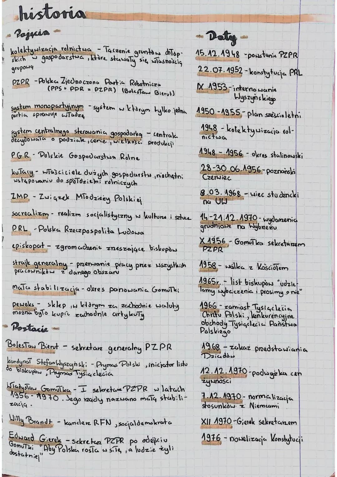 Polska po II Wojnie światowej- Historia 